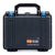 Pelican 1150 Case, Black with Blue Latches ColorCase 