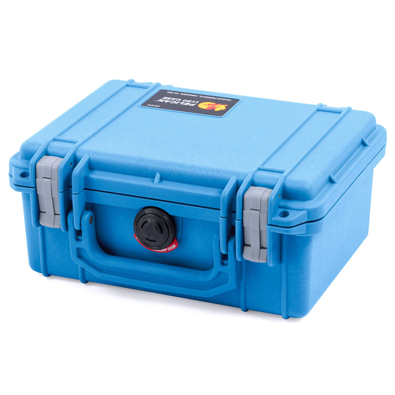 Pelican 1150 Case, Blue with Silver Latches ColorCase 