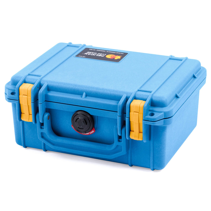 Pelican 1150 Case, Blue with Yellow Latches ColorCase 