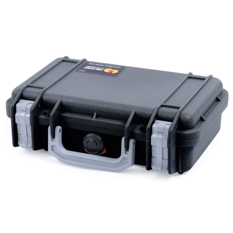 Pelican 1170 Case, Black with Silver Handle & Latches ColorCase 