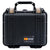 Pelican 1300 Case, Black with Desert Tan Latches ColorCase 