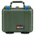 Pelican 1300 Case, OD Green with Blue Latches ColorCase 