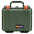 Pelican 1300 Case, OD Green with Orange Latches ColorCase 