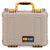 Pelican 1400 Case, Desert Tan with Yellow Handle & Latches ColorCase 