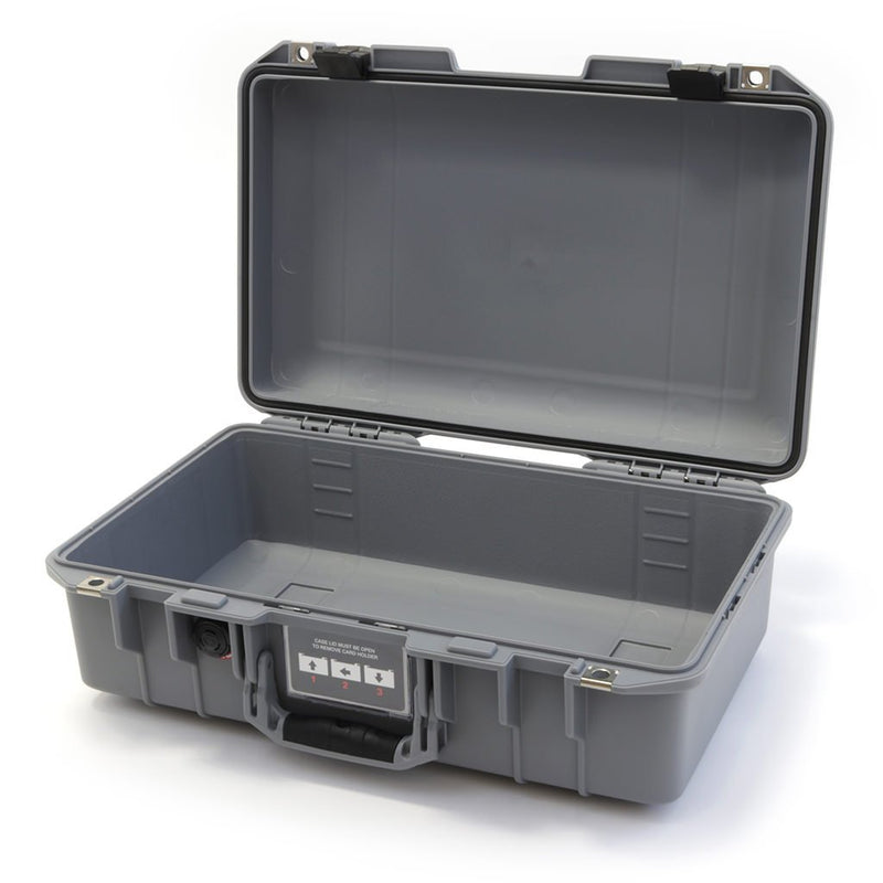 Pelican 1485 Air Case, Silver with Black Latches ColorCase 