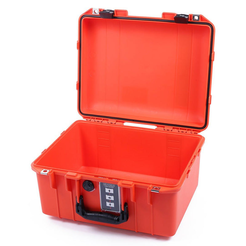 Pelican 1507 Air Case, Orange with Black Handle & Latches ColorCase 