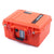 Pelican 1507 Air Case, Orange with Red Handle & Latches ColorCase 