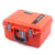 Pelican 1507 Air Case, Orange with Silver Handle & Latches ColorCase 