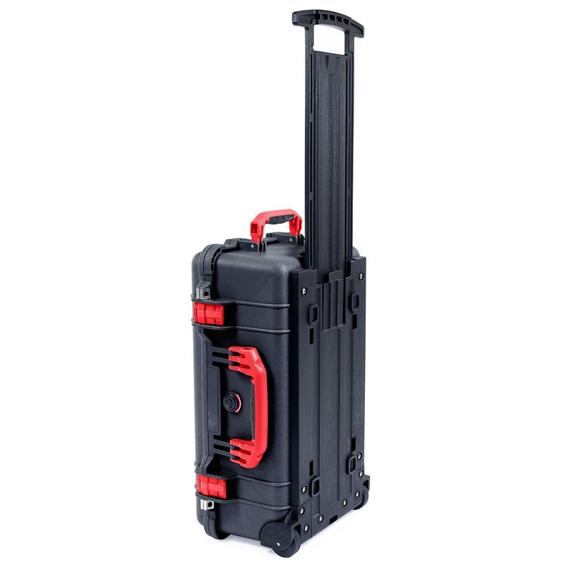 Pelican 1510 Case, Black with Red Handles & Latches ColorCase 