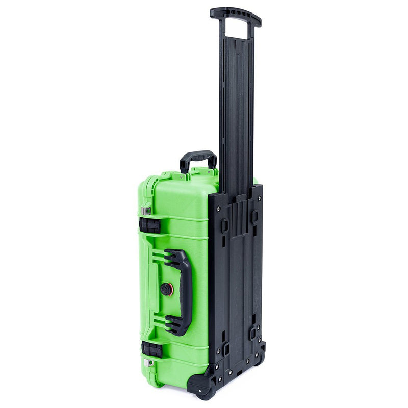 Pelican 1510 Case, Lime Green with Black Handles & Latches ColorCase 