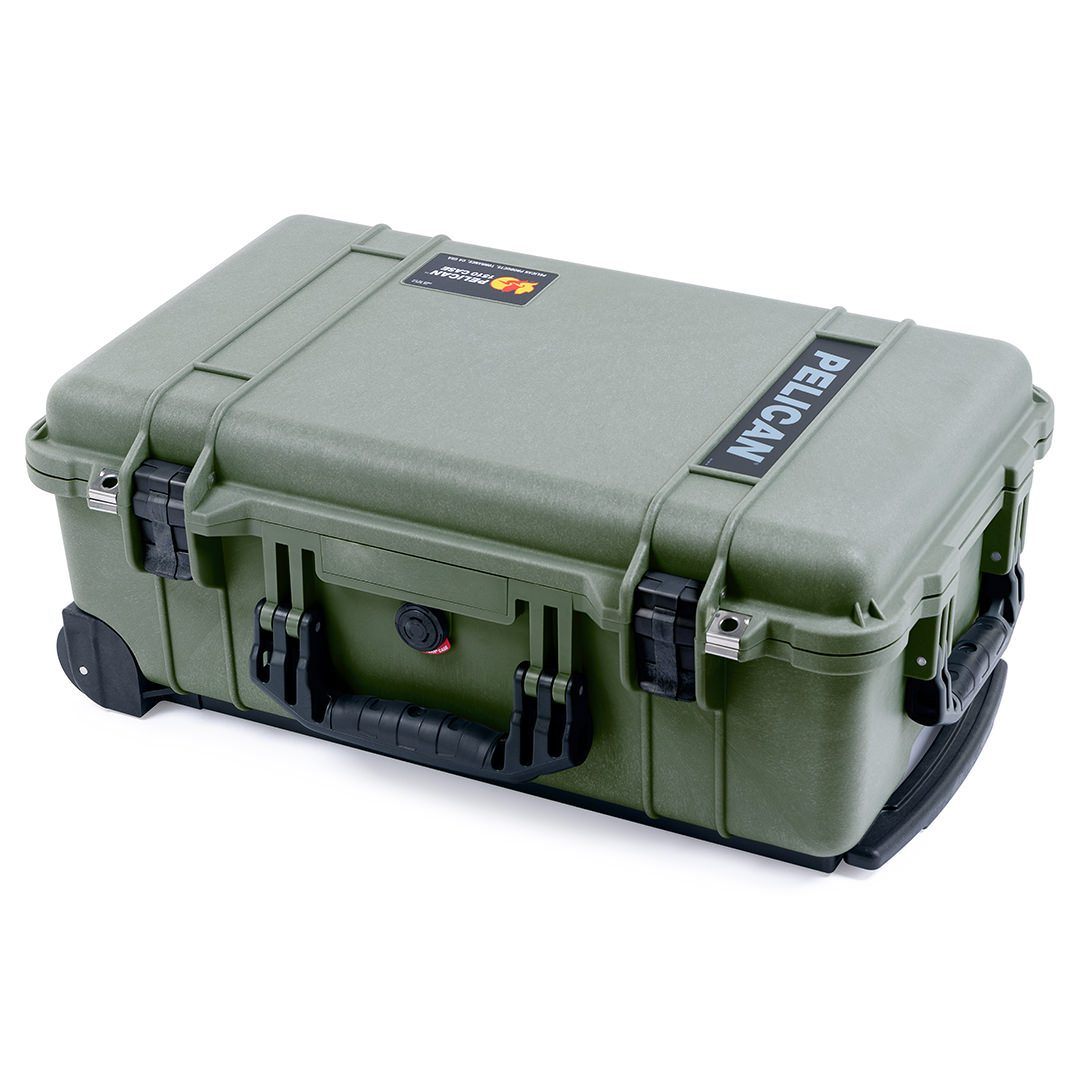 Pelican 1510 Case, OD Green with Black Handles & Latches ColorCase 