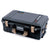 Pelican 1535 Air Case, Black with Desert Tan Handles & Latches ColorCase 