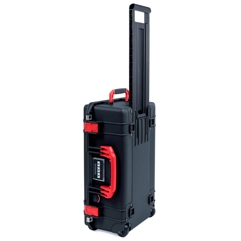 Pelican 1535 Air Case, Black with Red Handles & Latches ColorCase 