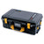 Pelican 1535 Air Case, Black with Yellow Handles & Latches ColorCase 