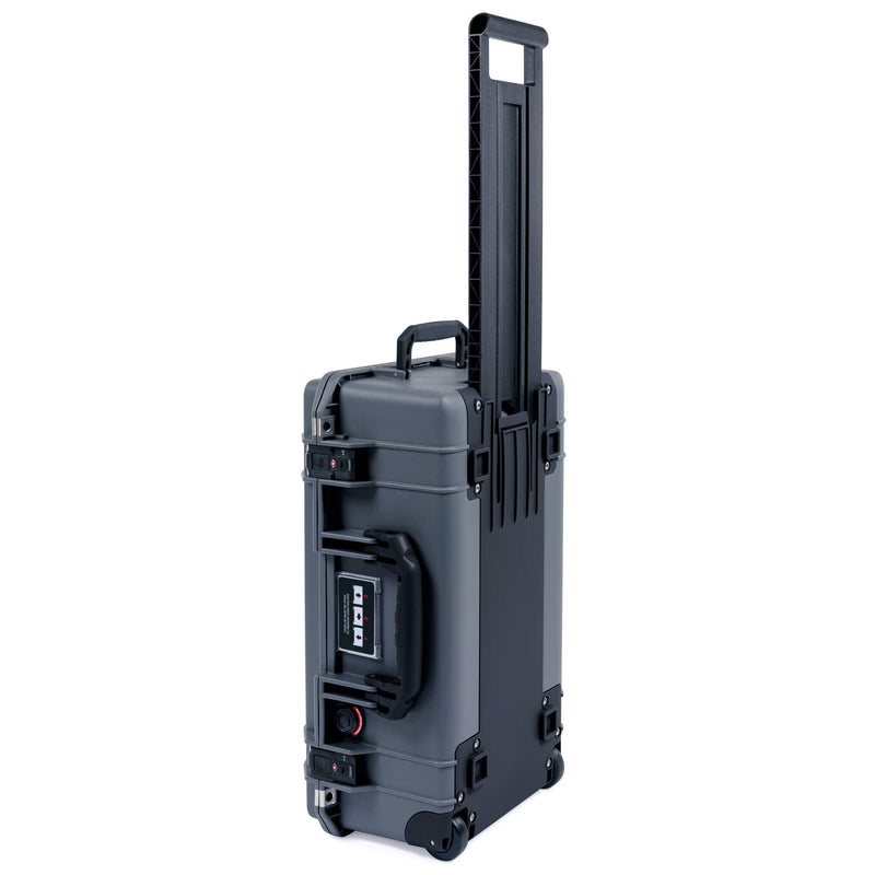 Pelican 1535 Air Case, Charcoal with Black Handles, TSA Locking Latches & Trolley ColorCase 