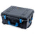 Pelican 1560 Case, Black with Blue Handles & Latches ColorCase 