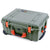 Pelican 1560 Case, OD Green with Orange Handles & Latches ColorCase 