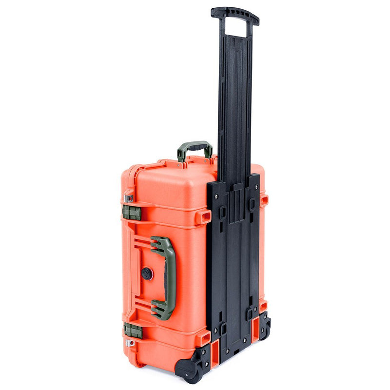 Pelican 1560 Case, Orange with OD Green Handles & Latches ColorCase 