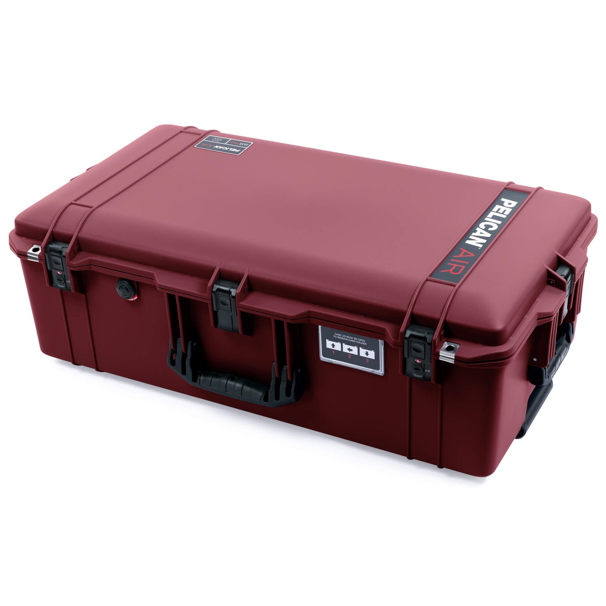 Pelican 1615TRVL Air Travel Case with Locking TSA Latches, Oxblood ColorCase 